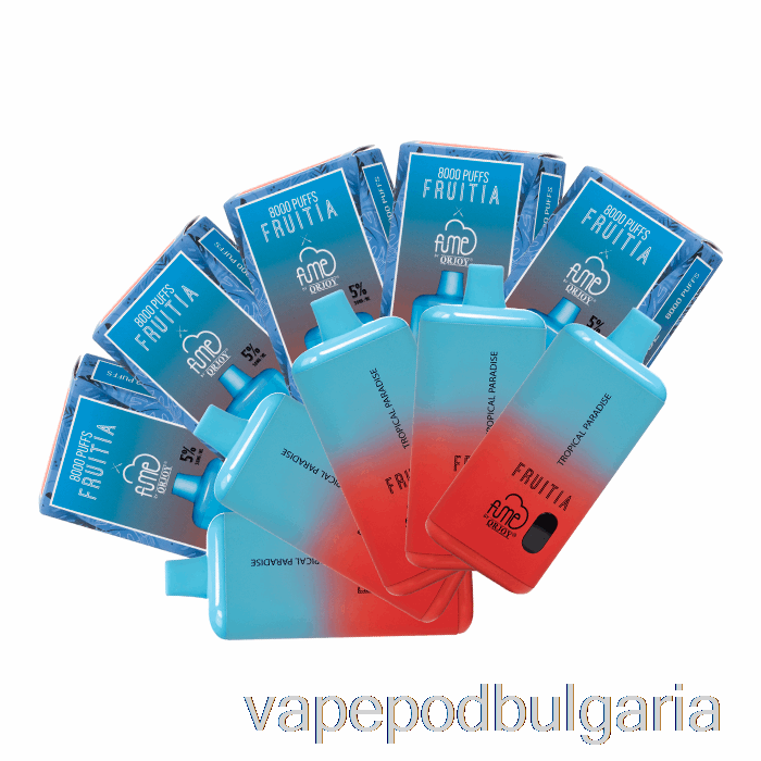 Vape Bulgaria [10-pack] Fruitia X Fume 8000 за еднократна употреба